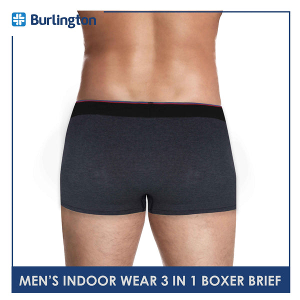 Burlington 3in1 Men's Boxer Brief Cotton Classics Underwear GTMBBVG0401 (6658948005993)