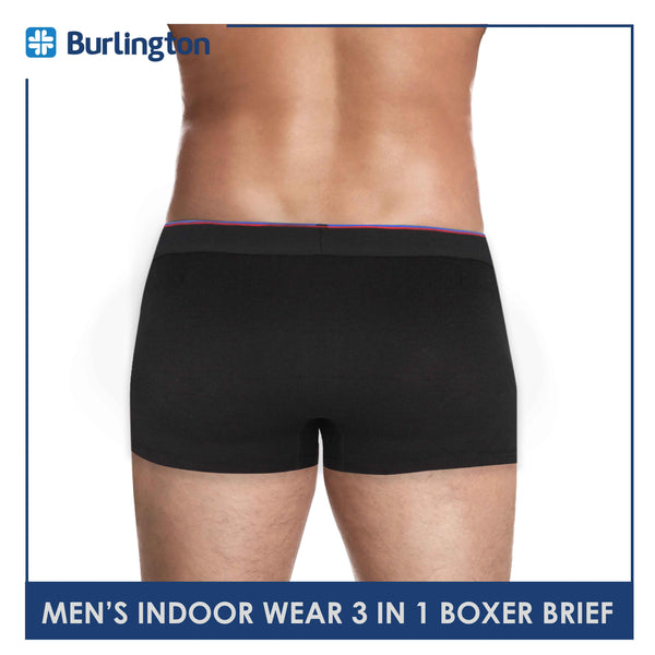 Burlington 3in1 Men's Boxer Brief Cotton Classics Underwear GTMBBVG0401 (6658948005993)