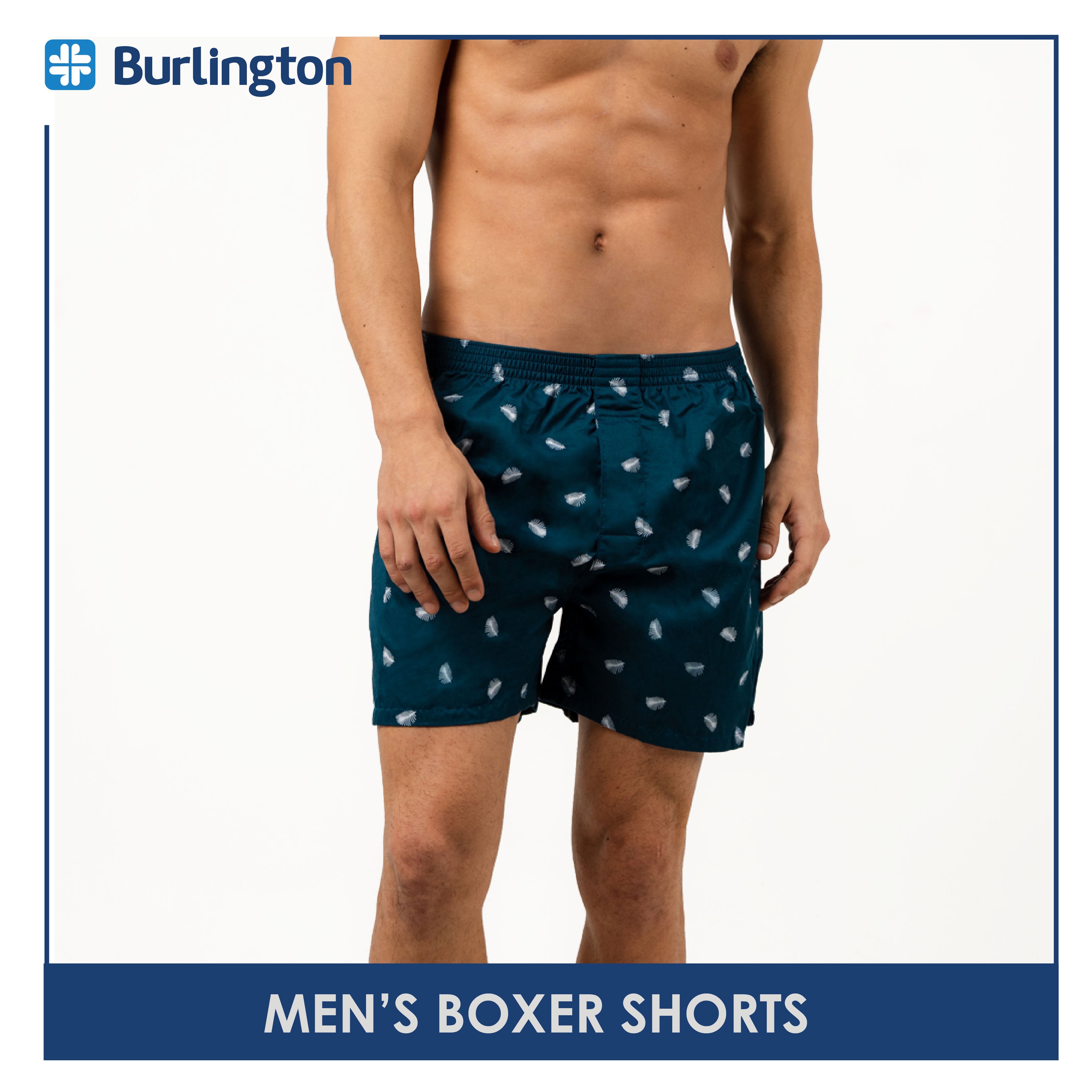 Burlington GTMBX0403 Men's Boxer Shorts 1 pc (6540362678377)
