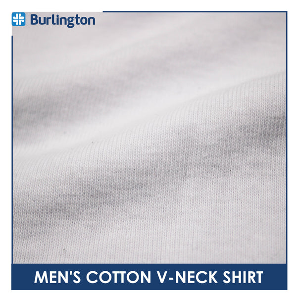 Burlington Men's Cotton Classic Regular Fit V-Neck Shirt 1 piece GTMSCV1