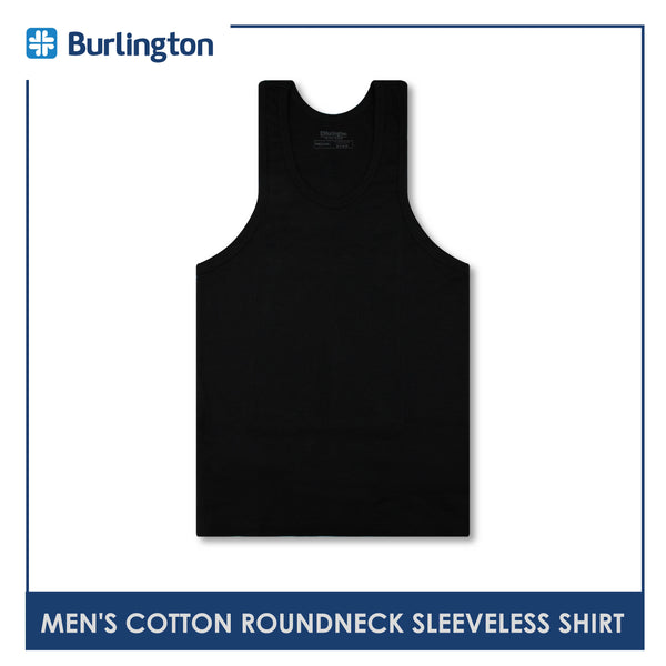 Burlington Men's Cotton Premium Slim Fit Sleeveless Shirt 1 piece GTMSSP1