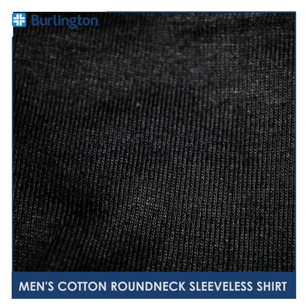 Burlington Men's Cotton Premium Slim Fit Sleeveless Shirt 1 piece GTMSSP1