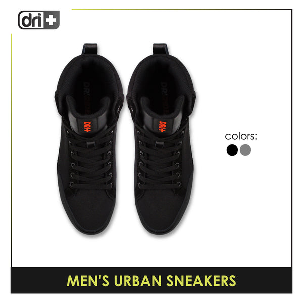 Dri Plus Men's DRI+RIDE Urban Suede Leather Mid Cut Sneaker Shoes HDMH2401