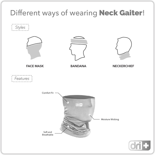Dri Plus DMGAIT01 Men's Multi-Functional Neck Gaiter 1 pc (free size) (4789873999977)