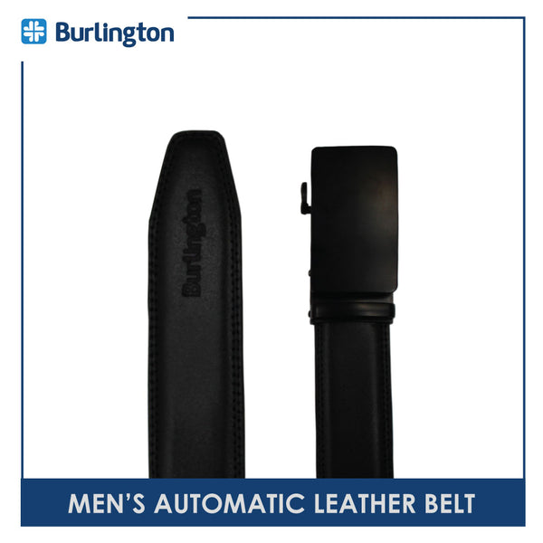 Burlington Men's Automatic Buckle Genuine Leather Belt 1 piece JMLA2403