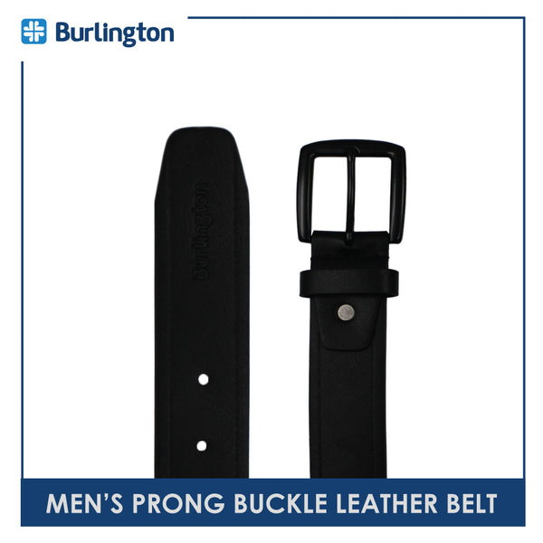 Burlington Men's Prong Buckle Genuine Leather Belt 1 Piece JMLP2404