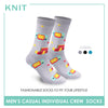 Knit Men's Retro Game Console Cotton Light Performance Crew Socks 1 Pair KMC2302