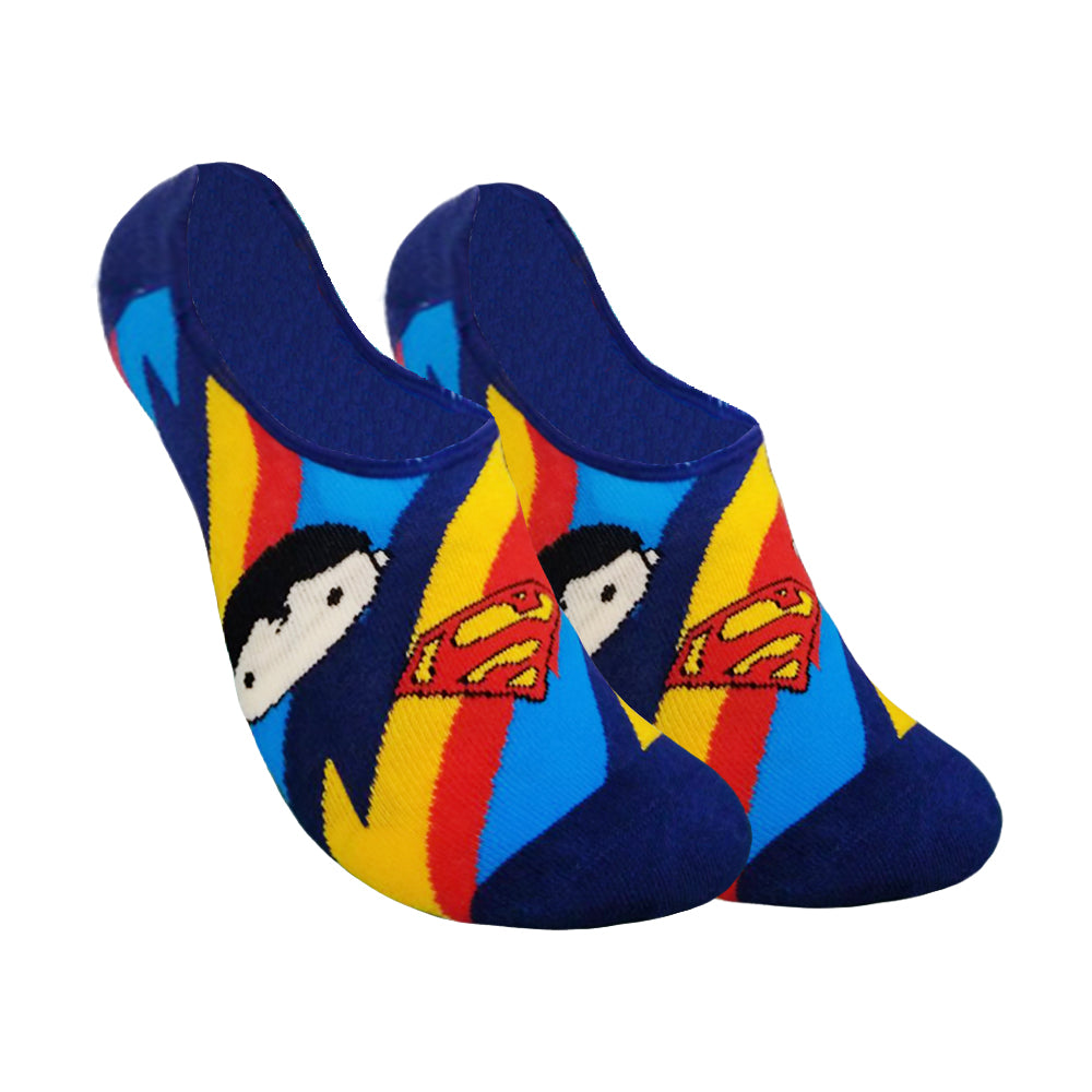 Superman No Show Socks