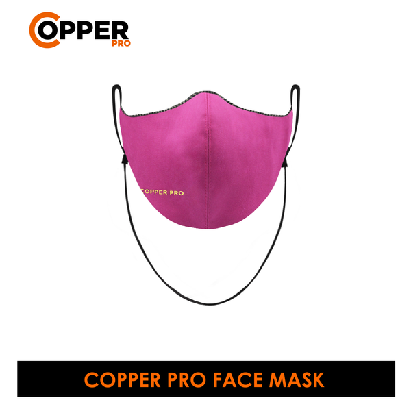 Burlington Unisex Copper Pro Antimicrobial Face Mask ind1 CPBMMASK1/CPBLMASK1