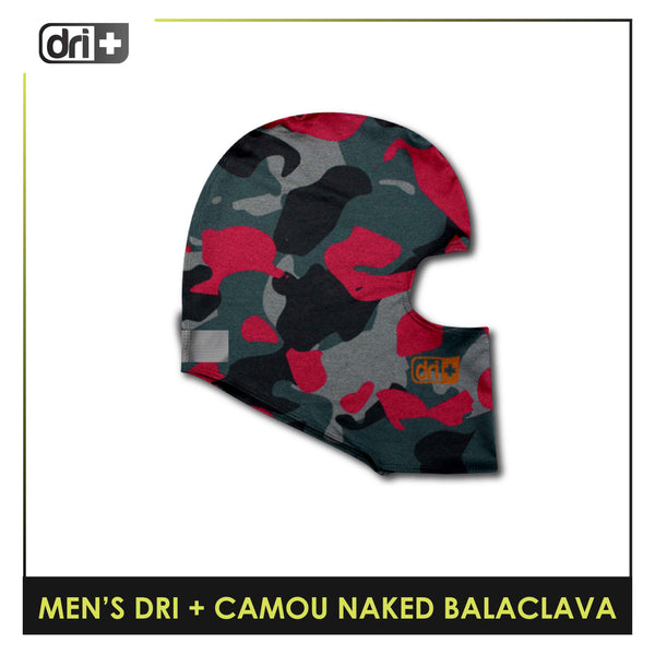 Dri Plus Men's Washable Multi-Functional Moisture Wicking Naked Balaclava 1 piece (Free Size) DMNBALA1402
