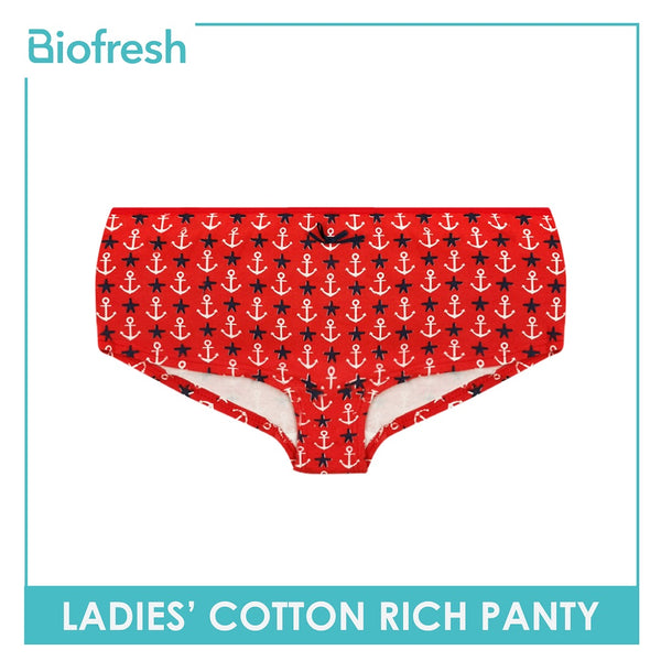Biofresh ULPQ Ladies Cotton Rich Panty 3 pcs in a pack (4799317606505)