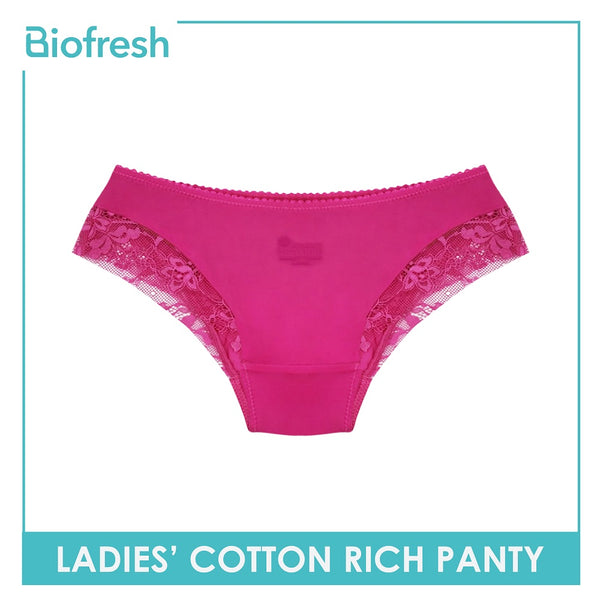 Biofresh ULPQ Ladies Cotton Rich Panty 3 pcs in a pack (4799317606505)
