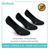 Biofresh Ladies' Odor Free Cotton Thick Sports Foot Cover 3 pairs in a pack RLFSG01