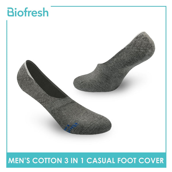 Biofresh RMFCG2 Men's Cotton No Show Casual Socks 3 pairs in a pack (4369702060137)