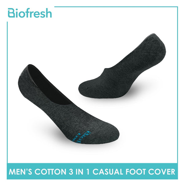 Biofresh RMFCG2 Men's Cotton No Show Casual Socks 3 pairs in a pack (4369702060137)