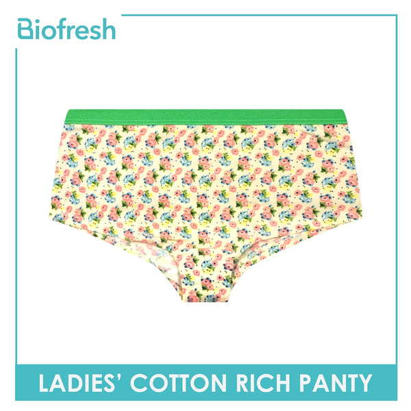 Biofresh ULPQ Ladies Cotton Rich Panty 3 pcs in a pack (4799317606505)