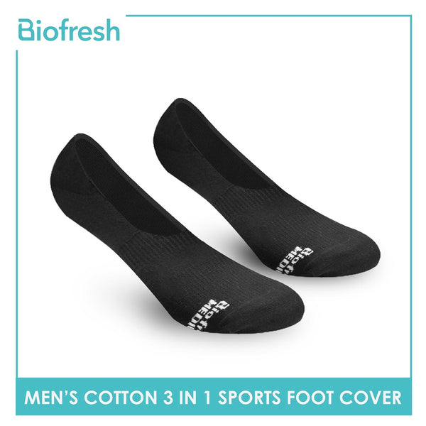 Biofresh RMFSG3 Men's Thick Cotton No Show Sports Socks 3 pairs in a pack (4791922557033)