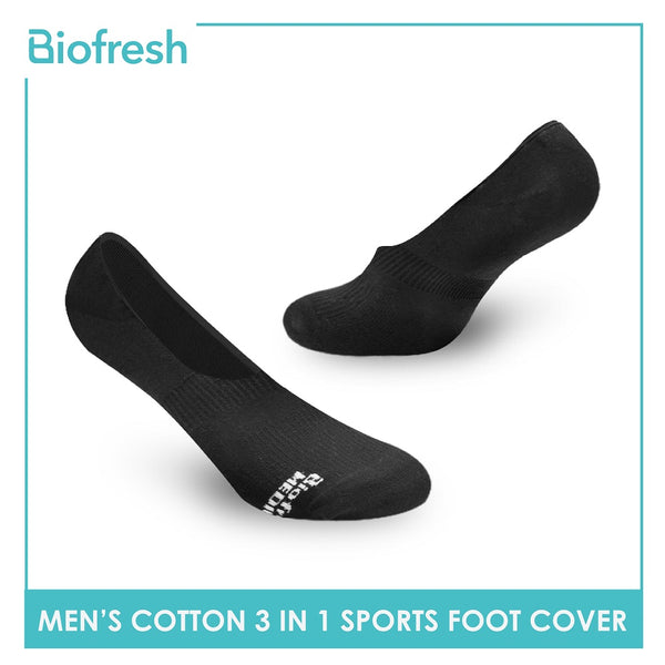 Biofresh RMFSG3 Men's Thick Cotton No Show Sports Socks 3 pairs in a pack (4791922557033)