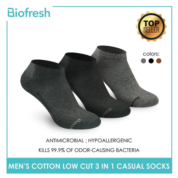 Biofresh RMCKG12 Men's Low Cut Casual Socks 3 pairs in a pack (4776144994409)