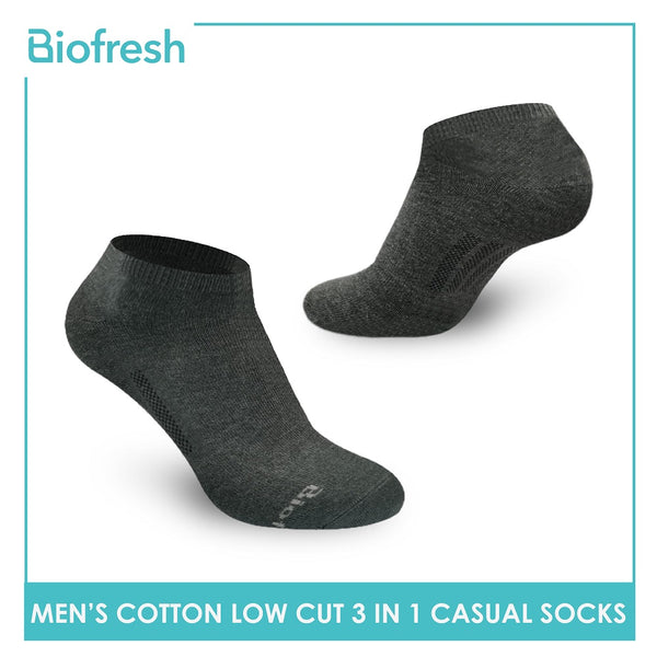 Biofresh RMCKG12 Men's Low Cut Casual Socks 3 pairs in a pack (4776144994409)
