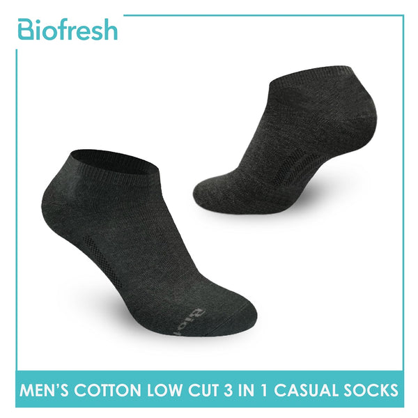 Biofresh RMCKG12 Men's Low Cut Casual Socks 3 pairs in a pack (4776144994409)