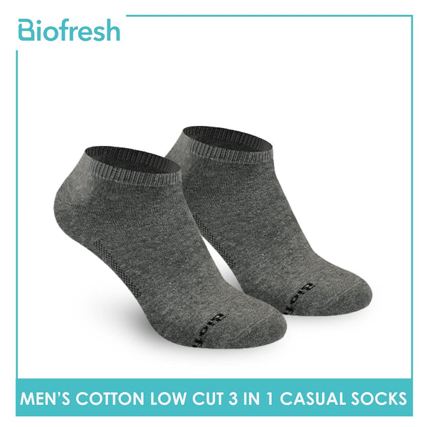 Biofresh RMCKG12 Men's Low Cut Casual Socks 3 pairs in a pack (4776144994409)