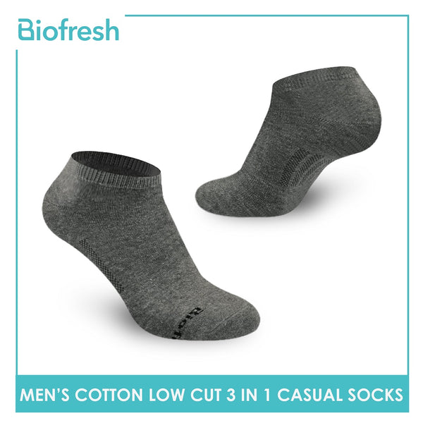 Biofresh RMCKG12 Men's Low Cut Casual Socks 3 pairs in a pack (4776144994409)