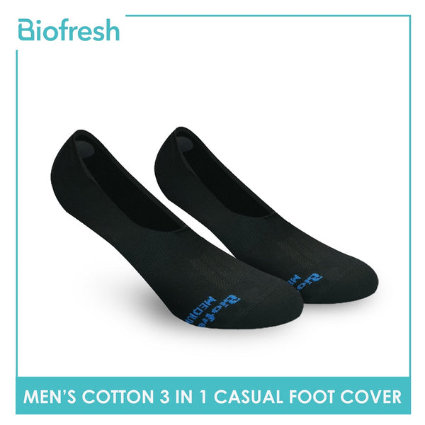 Biofresh RMFCG2 Men's Cotton No Show Casual Socks 3 pairs in a pack (4369702060137)
