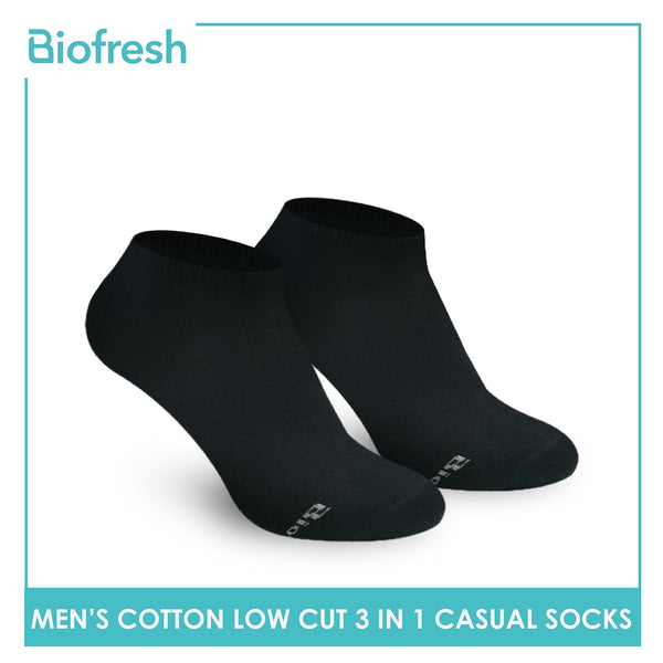Biofresh RMCKG12 Men's Low Cut Casual Socks 3 pairs in a pack (4776144994409)