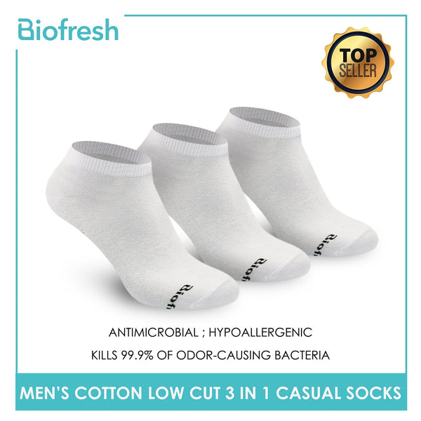 Biofresh RMCKG12 Men's Low Cut Casual Socks 3 pairs in a pack (4776144994409)