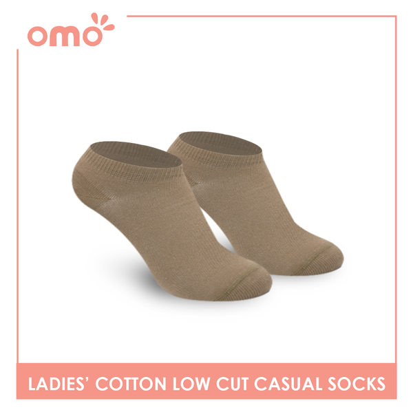 OMO Ladies' Cotton Fashionable Lite Casual Ankle Socks 3 pairs in 1 pack OLCG1201 (6632053407849)