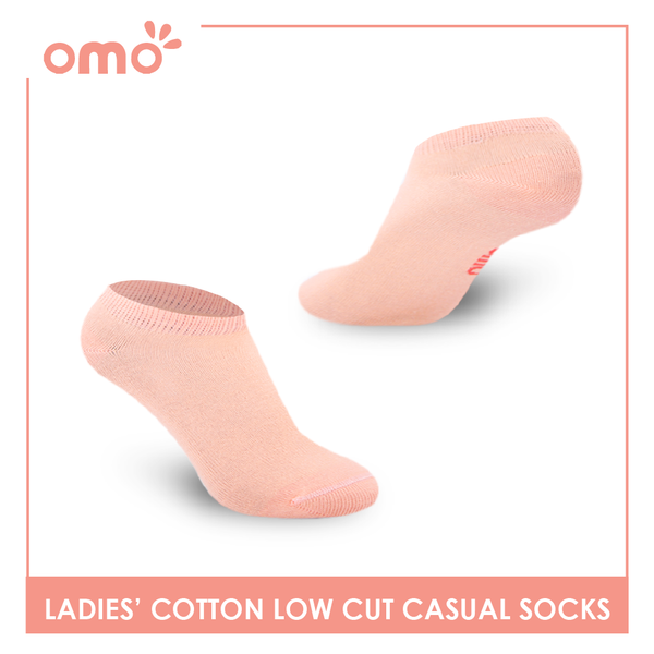 OMO Ladies' Cotton Fashionable Lite Casual Ankle Socks 3 pairs in 1 pack OLCG1203 (6632053571689)