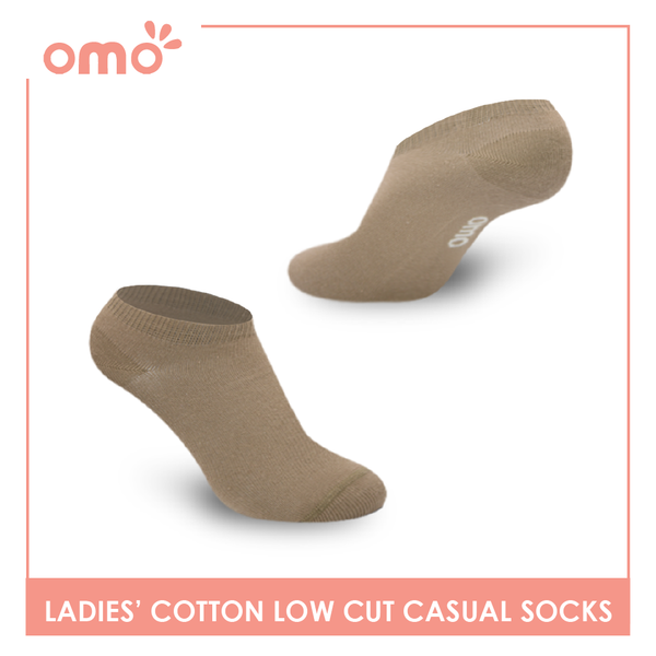 OMO Ladies' Cotton Fashionable Lite Casual Ankle Socks 3 pairs in 1 pack OLCG1201 (6632053407849)