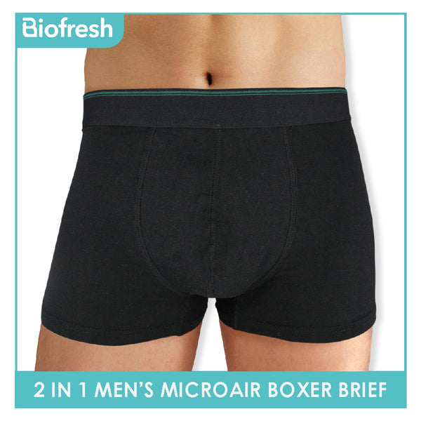 Biofresh Men's Antimicrobial Breathable Boxer Brief 2 pieces in 1 pack OUMBBG3 (Limited Time Offer)