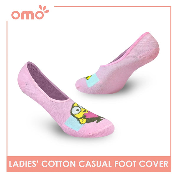 OMO OLCDMF9404 Ladies Cotton No Show Casual Socks 1 Pair (4761738051689)