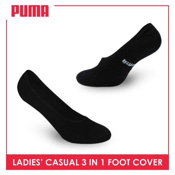Puma Ladies’ Cotton Lite Thin Casual Foot Cover 3 pairs in a pack PLCFG6
