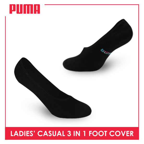 Puma Ladies’ Cotton Lite Thin Casual Foot Cover 3 pairs in a pack PLCFG6