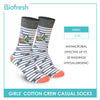 Biofresh RGCK47 Girls' Cotton Crew Casual Socks