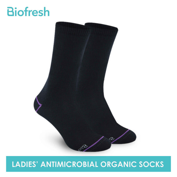 Biofresh Ladies’ Antimicrobial Organic Scent Cotton Crew Thick Sports Socks 3 pairs in a pack RLSG1105 (6655680839785)