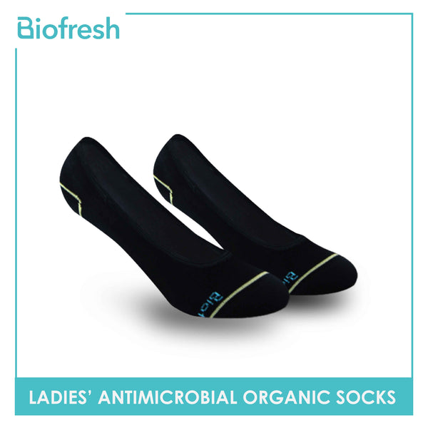 Biofresh Ladies’ Antimicrobial Organic Scent Cotton Lite Casual Footcover 3 pairs in a pack RLCFG1101 (6655684673641)
