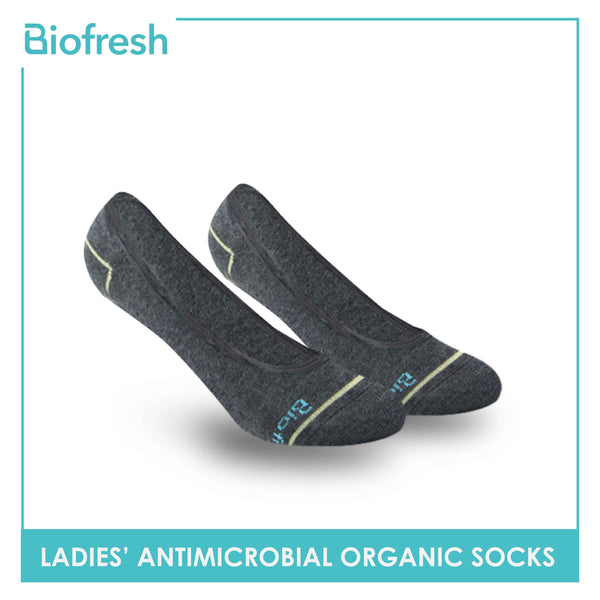 Biofresh Ladies’ Antimicrobial Organic Scent Cotton Lite Casual Footcover 3 pairs in a pack RLCFG1101 (6655684673641)