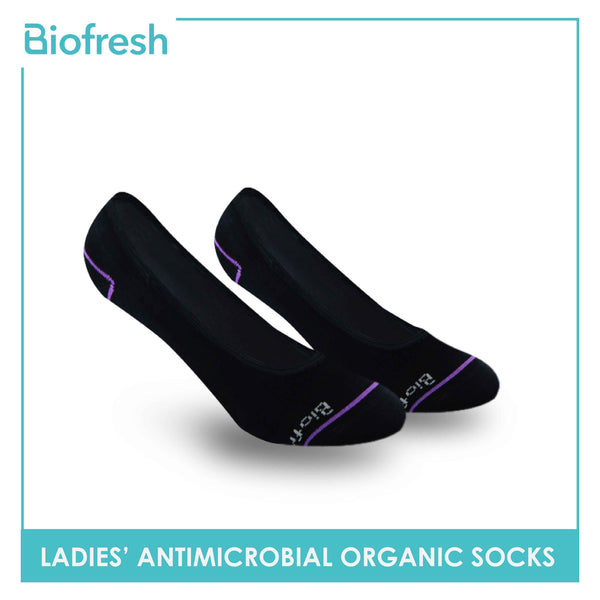 Biofresh Ladies’ Antimicrobial Organic Scent Cotton Lite Casual Footcover 3 pairs in a pack RLCFG1101 (6655684673641)