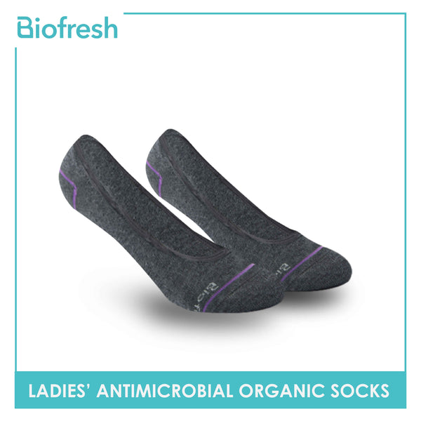Biofresh Ladies’ Antimicrobial Organic Scent Cotton Lite Casual Footcover 3 pairs in a pack RLCFG1101 (6655684673641)