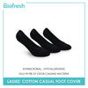 Biofresh Ladies' Sweat Absorbent No Show Lite Thin Casual Socks 3 pairs in a pack RLFG1