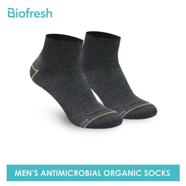 Biofresh Men's Antimicrobial Organic Scent Cotton Ankle Lite Casual Socks 3 pairs in a pack RMCG1101 (6655696371817)