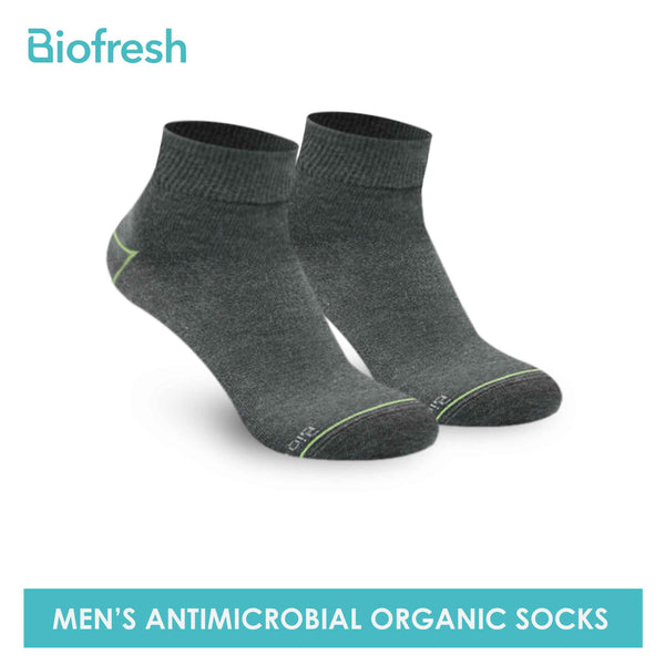 Biofresh Men's Antimicrobial Organic Scent Cotton Ankle Lite Casual Socks 3 pairs in a pack RMCG1101 (6655696371817)