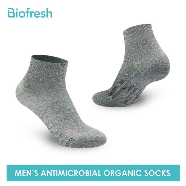 Biofresh Men's Antimicrobial Organic Scent Cotton Ankle Lite Casual Socks 3 pairs in a pack RMCG1101 (6655696371817)