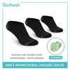 Biofresh Men’s Organic Scent Cotton Light Performance Low Cut Socks 3 pairs in a pack RMCG1102