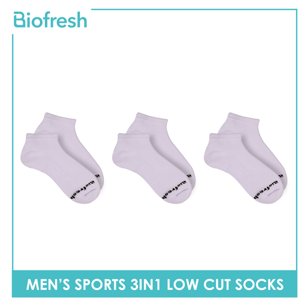 Biofresh Men's OVERRUNS Antimicrobial Thick Sports Socks 3 pairs in a pack BMRGCO1 (6671313502313)
