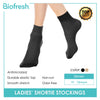 Biofresh Ladies’ Antimicrobial Thick Smooth Stretch Shortie Stockings 50 Denier 3 pairs in a pack RSSHG50